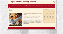 Desktop Screenshot of lydiaparker.net